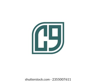 CQ logo design vector template