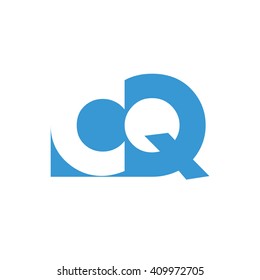 CQ Logo | Vector Graphic Branding Letter Element | jpg, eps, path, web, app, art, ai | White Background
