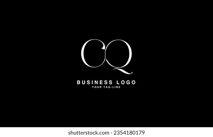 CQ, QC, Abstract Letters Logo monogram