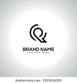 CQ QC Alphabet Unique Letter Logo Design. Initial Vector Symbol.