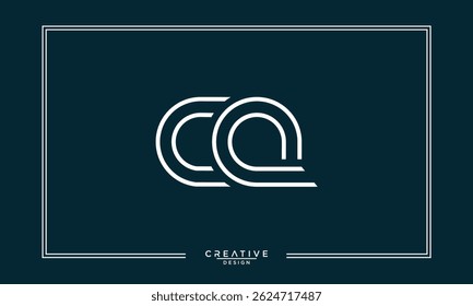 CQ, QC, C, Q, letras Abstractas Logo Monograma