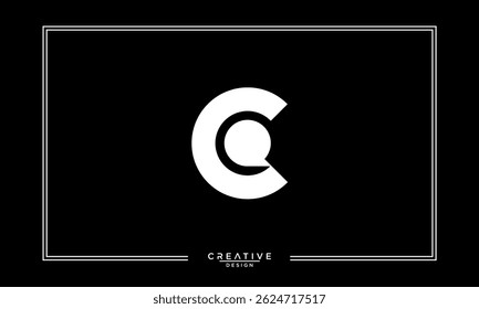 CQ, QC, C, Q, Abstract Letters Logo Monogram