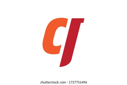cq or qc Letter Initial Logo Design, Vector Template