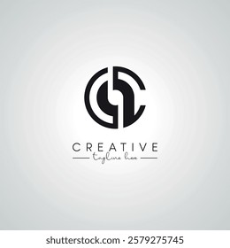 CQ QC Letter Modern Artistic Logo Design. Initial Based Vector Template.