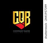 CQB letter logo abstract design. CQB unique design. CQB.
