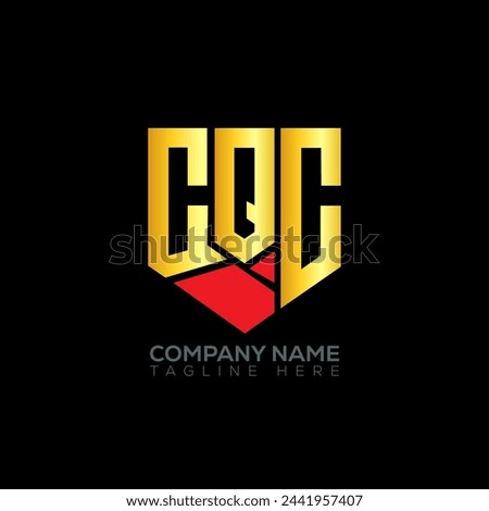 CQC letter logo abstract design. CQC unique design. CQC.
