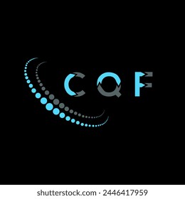 CQF letter logo abstract design. CQF unique design. CQF.
