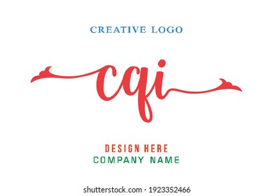 CQI lettering logo is simple, easy to understand and authoritative