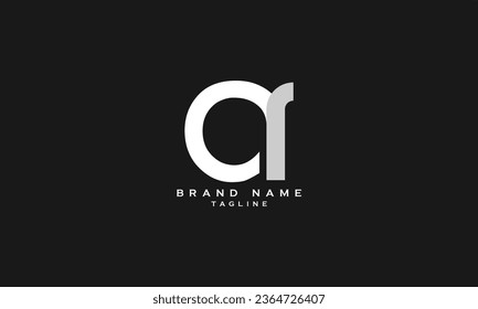 CQR, CRQ, QCR, QRC, RQC, RCQ, AR, RA, Abstract initial monogram letter alphabet logo design