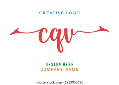 CQV lettering logo is simple, easy to understand and authoritative