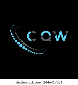 CQW letter logo abstract design. CQW unique design. CQW.
