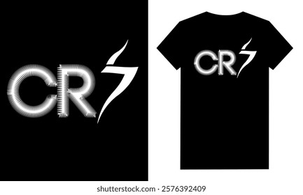 CR 7 Logo T-Shirt Design