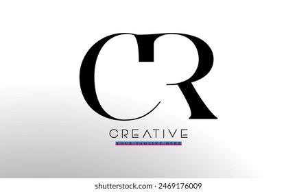 CR Abstract Letters Logo Monogram