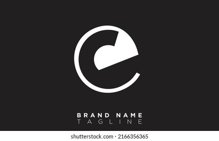 CR Alphabet letters Initials Monogram logo RC, C and R