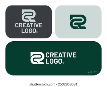 CR creative initial latter logo