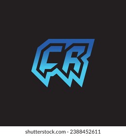 CR initial inspiration logo design esport and gaming clan ideas