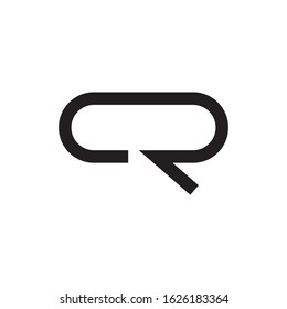 CR initial letter logo template vector icon design