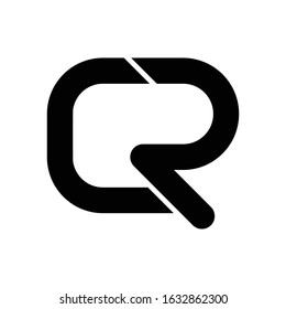 CR initial letter logo template vector icon design