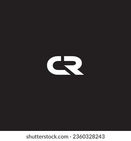 CR Initial Letter Logo Vector element. Initial logo template