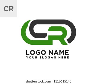 CR initial logo template vexctor