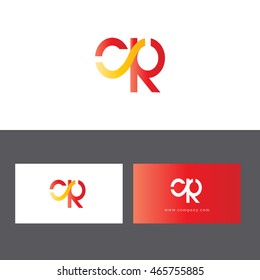 C&R Joint letter logo, Icon vector
