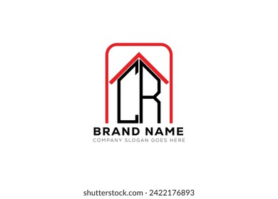 CR letter creative real estate vector logo design . CR creative initials letter logo concept.