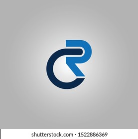 CR Letter Design And Logo