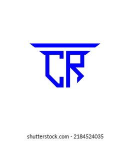CR letter logo creative design with vector graphic