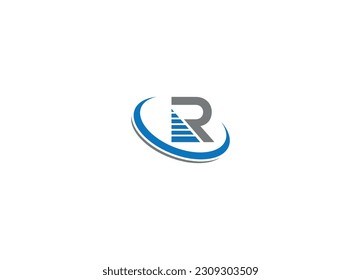 CR-Buchstaben Logo-Design mit Vorlage für kreatives Modernes Vektorsymbol