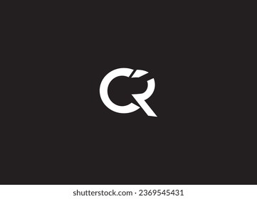 CR letter logo design and initial logo