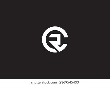 CR letter logo design and initial logo