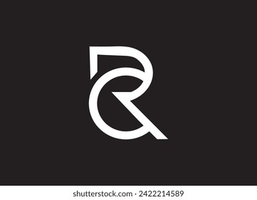 CR LETTER LOGO DESIGN AND INITIAL LOGO