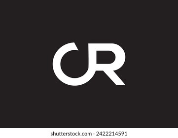 CR LETTER LOGO DESIGN AND INITIAL LOGO