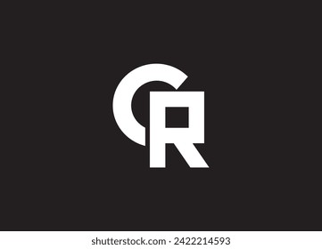 CR LETTER LOGO DESIGN AND INITIAL LOGO