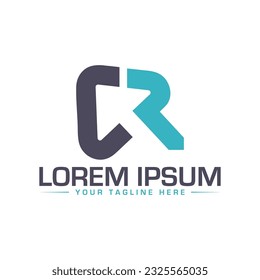 CR letter logo design modern logo