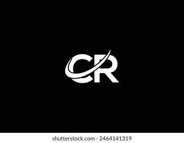 CR  letter logo design with modern logo