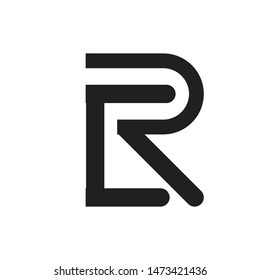 CR letter logo design vector
