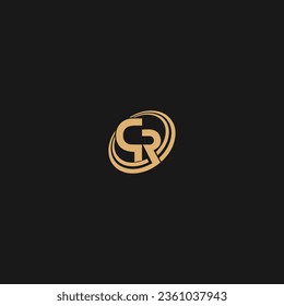 CR Letter logo icon design template elements,