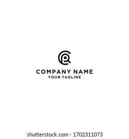 CR letter logo icon illustration vector design