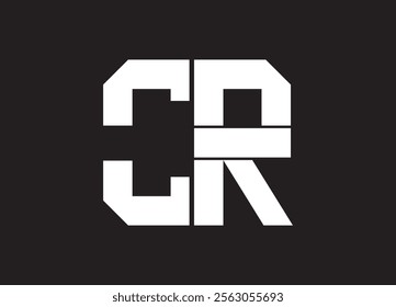 CR letter logo and monogram design
