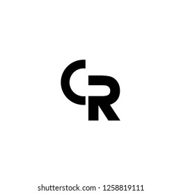 cr letter logo vector