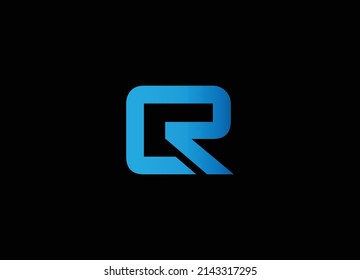 CR Letter Vector Design, CR logo Design