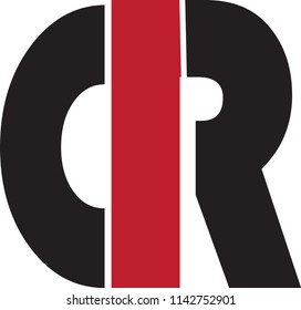 CR letter vector logo