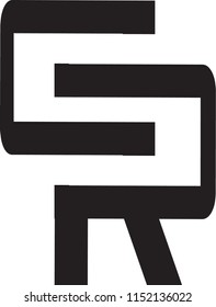cr letter vector logo