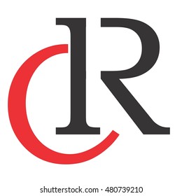 cr letter vector logo