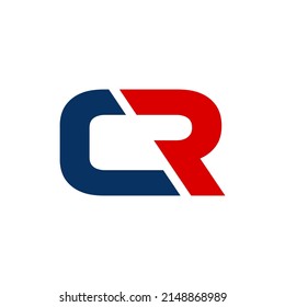 CR Logo can be use for icon, sign, logo and etc