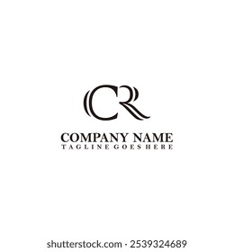 CR logo design concept vector inspiration for your logo company