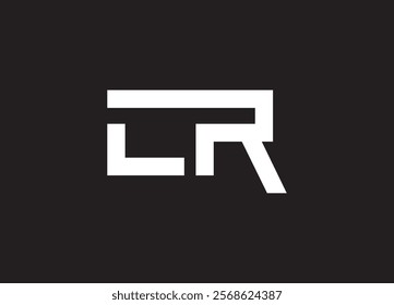 CR Logo Design Template Vector Graphic Branding Element.
