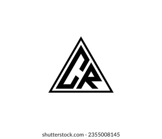 CR logo design vector template