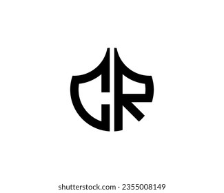 CR logo design vector template